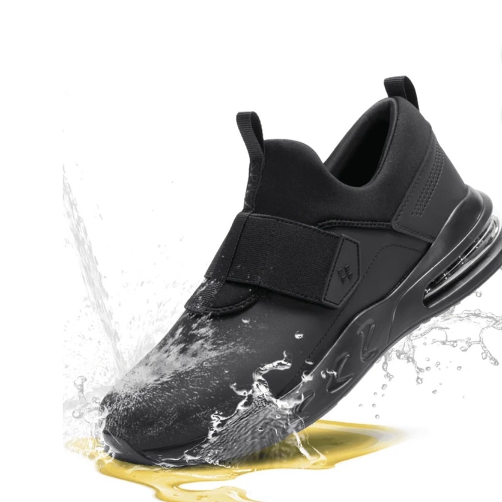 Unisex Black work, Athletic Shoes Womens 7 men’s 5.5 waterproof